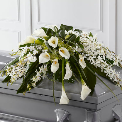 Angel Wings Casket Spray –  Wheeling Flower Shop Inc, Wheeling WV