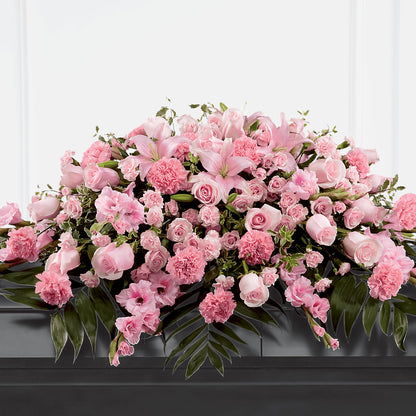 Garden of Comfort Casket Spray (Standard) –  Wheeling Flower Shop Inc, Wheeling WV