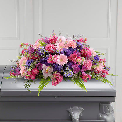 Glorious Garden Casket Spray –  Wheeling Flower Shop Inc, Wheeling WV