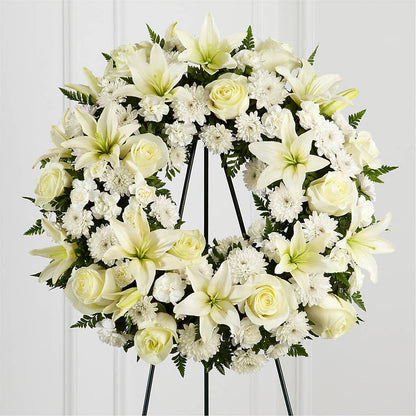Treasured Tribute Wreath –  Wheeling Flower Shop Inc, Wheeling WV