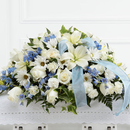Tender Treasure Casket Spray –  Wheeling Flower Shop Inc, Wheeling WV