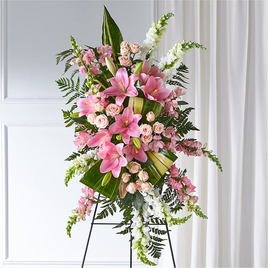 Elegant Embrace Standing Spray –  Wheeling Flower Shop Inc, Wheeling WV