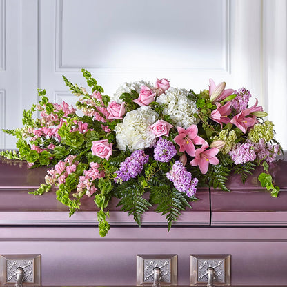 Life's Gratitude Casket Spray –  Wheeling Flower Shop Inc, Wheeling WV