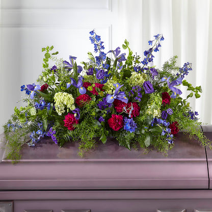 Always Treasured Casket Spray –  Wheeling Flower Shop Inc, Wheeling WV