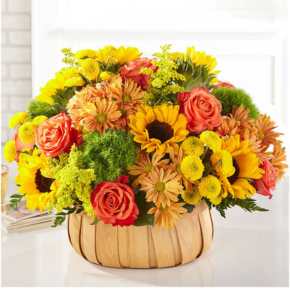 Harvest Sunflower Basket –  Wheeling Flower Shop Inc, Wheeling WV