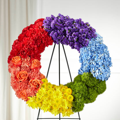 Circle of Love Wreath –  Wheeling Flower Shop Inc, Wheeling WV