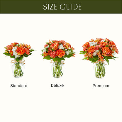 Apricot Glow Bouquet –  Wheeling Flower Shop Inc, Wheeling WV