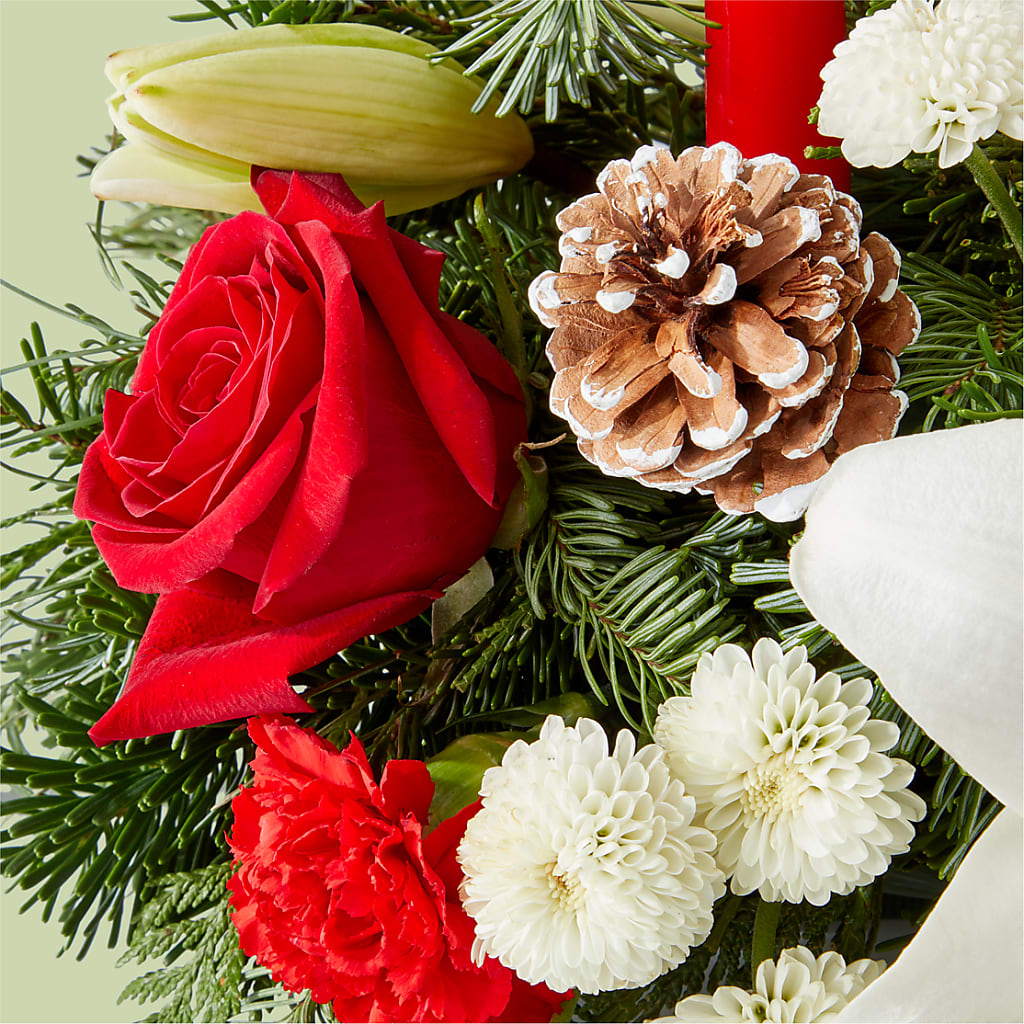 Seasonal Festivities Centerpiece –  Wheeling Flower Shop Inc, Wheeling WV