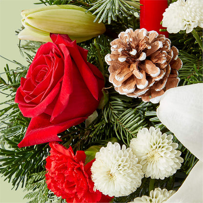 Seasonal Festivities Centerpiece –  Wheeling Flower Shop Inc, Wheeling WV