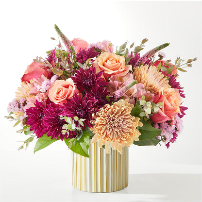 Berry Cobbler Bouquet with Ivory Vase –  Wheeling Flower Shop Inc, Wheeling WV