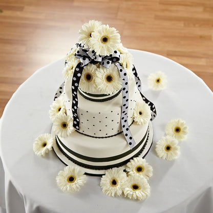 Simple Sophistication Cake Décor –  Wheeling Flower Shop Inc, Wheeling WV
