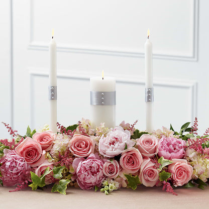 Worldwide Romance Unity Candle Arrangement –  Wheeling Flower Shop Inc, Wheeling WV